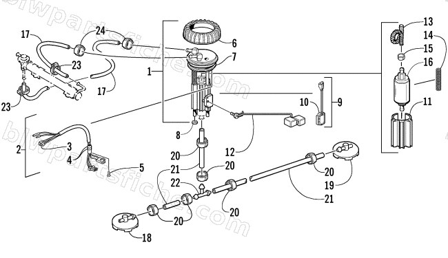 FUEL PUMP ASSEMBLY diagram