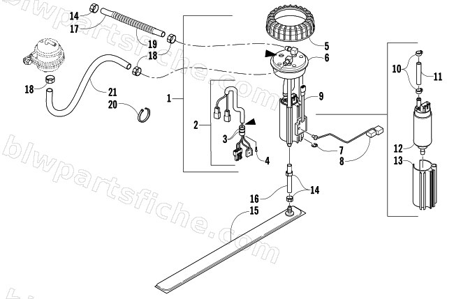 FUEL PUMP ASSEMBLY diagram
