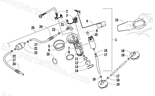 FUEL PUMP ASSEMBLY diagram