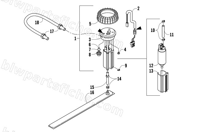 FUEL PUMP ASSEMBLY diagram