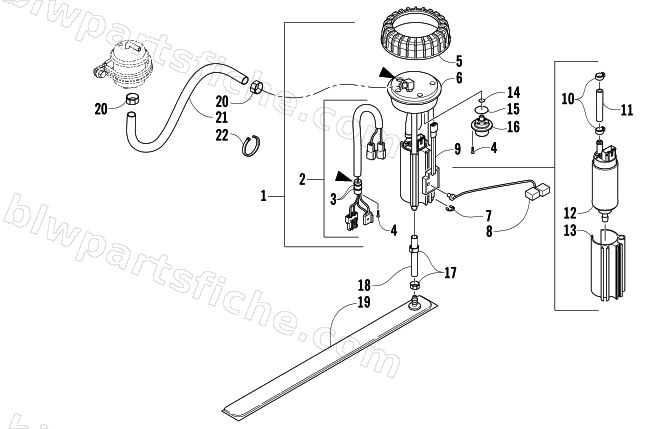 FUEL PUMP ASSEMBLY diagram