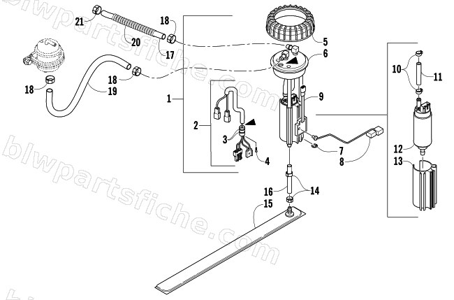 FUEL PUMP ASSEMBLY diagram