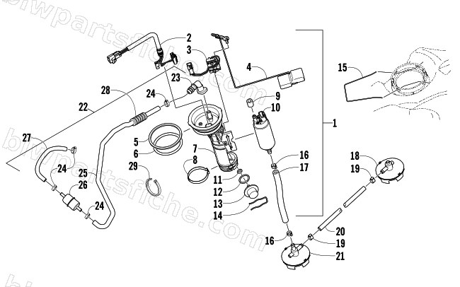 FUEL PUMP ASSEMBLY diagram