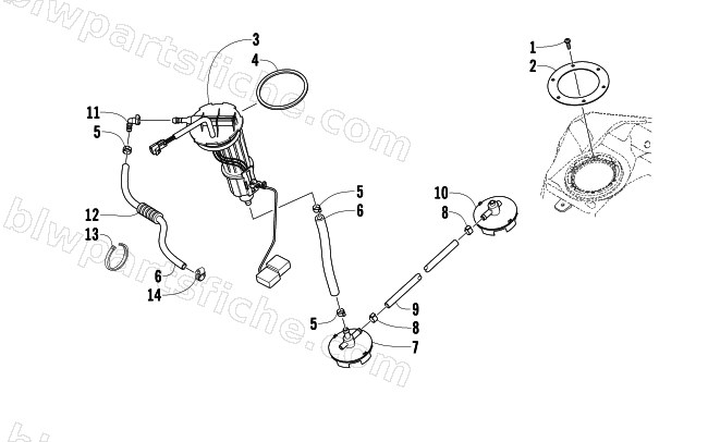 FUEL PUMP ASSEMBLY diagram