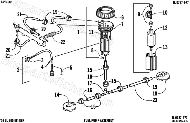 FUEL PUMP ASSEMBLY diagram