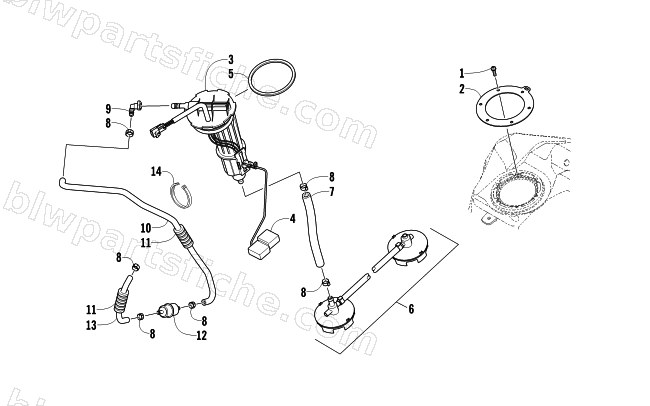 FUEL PUMP ASSEMBLY diagram