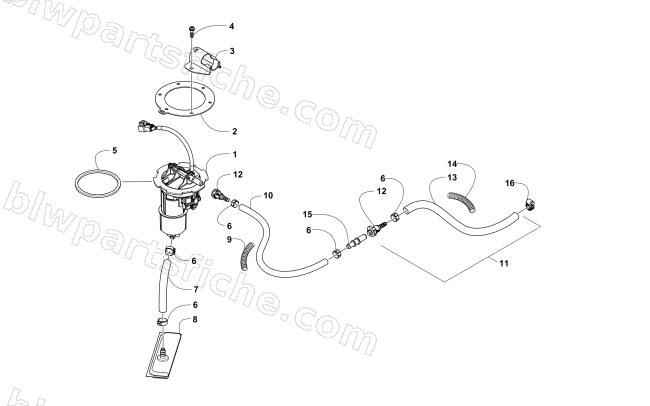 FUEL PUMP ASSEMBLY diagram
