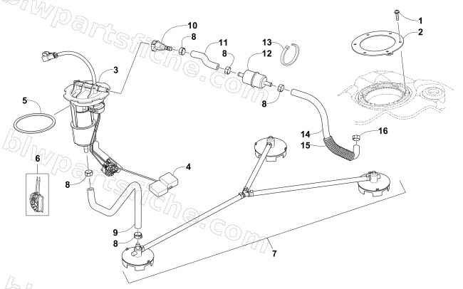 FUEL PUMP ASSEMBLY diagram