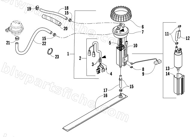 FUEL PUMP ASSEMBLY diagram