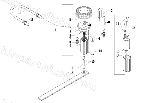 FUEL PUMP ASSEMBLY diagram