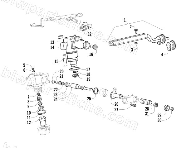 FUEL SYSTEM INJECTION PUMP ASSEMBLY diagram
