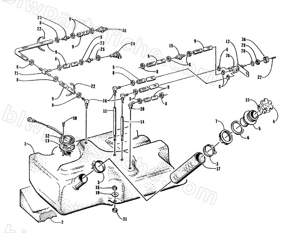 FUEL TANK ASSEMBLY diagram