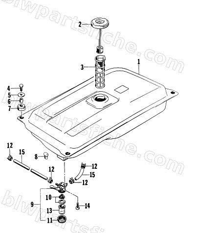 FUEL TANK ASSEMBLY diagram