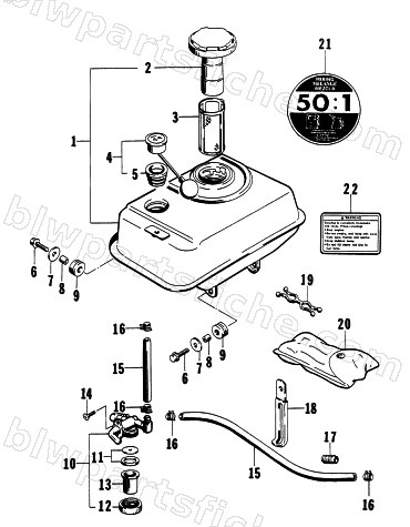 FUEL TANK ASSEMBLY diagram