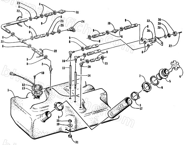 FUEL TANK ASSEMBLY diagram