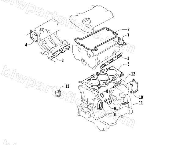 GASKET SET diagram