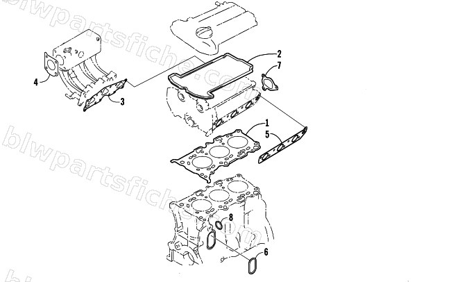 GASKET SET diagram
