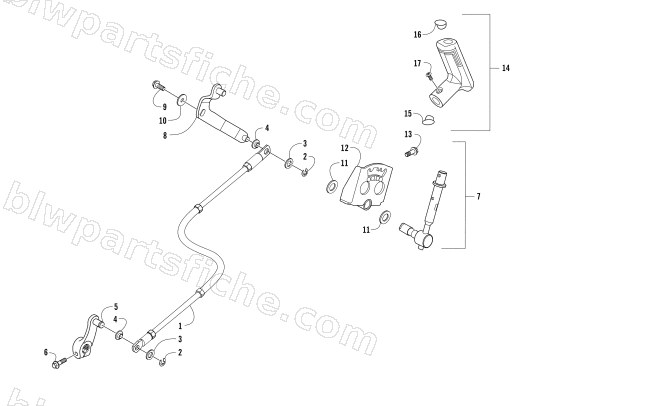 GEAR SHIFT ASSEMBLY diagram