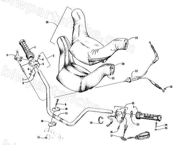HANDLEBAR ASSEMBLY diagram