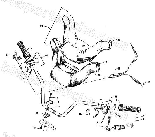 HANDLEBAR ASSEMBLY diagram