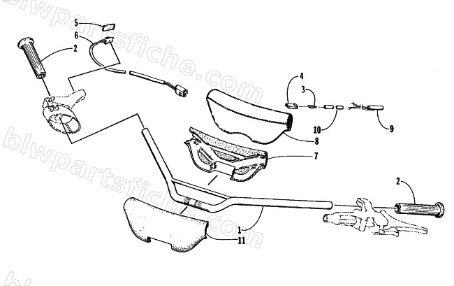 HANDLEBAR ASSEMBLY diagram