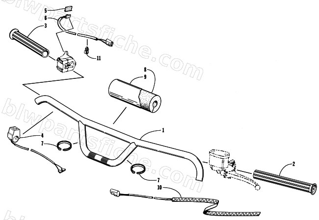 HANDLEBAR ASSEMBLY diagram