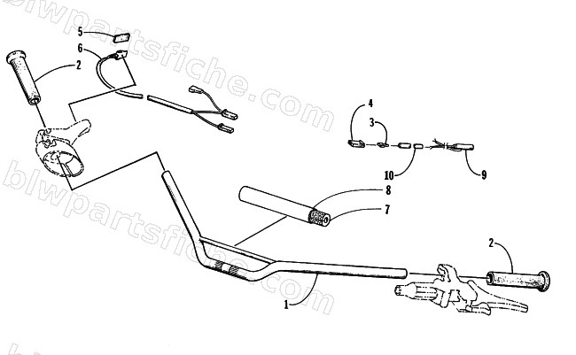 HANDLEBAR ASSEMBLY diagram