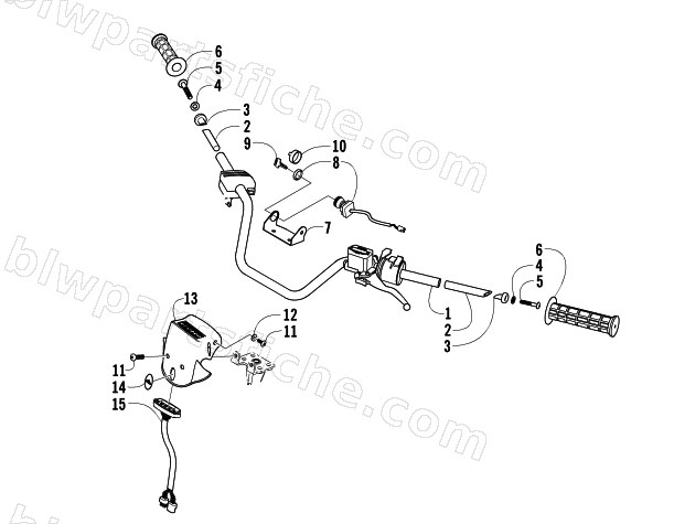 HANDLEBAR ASSEMBLY diagram