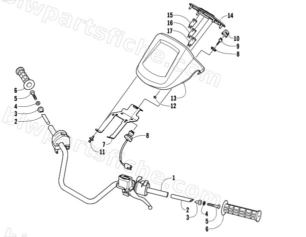 HANDLEBAR ASSEMBLY diagram