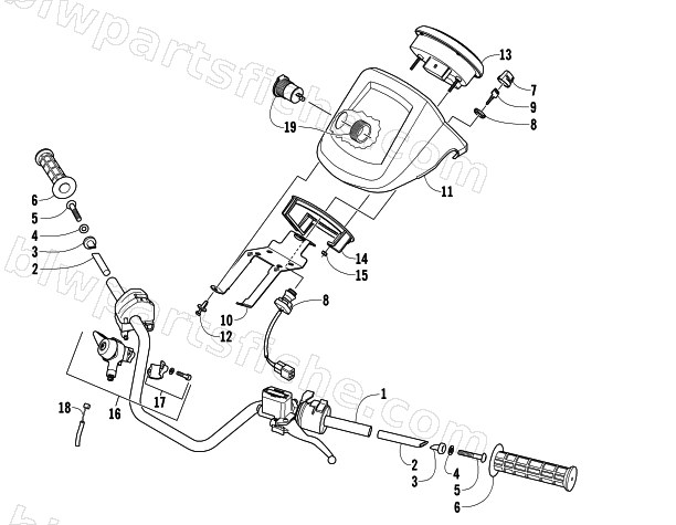 HANDLEBAR ASSEMBLY diagram