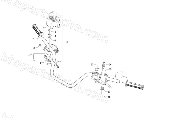 HANDLEBAR ASSEMBLY diagram