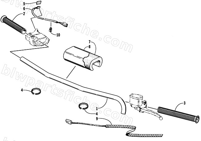 HANDLEBAR ASSEMBLY diagram