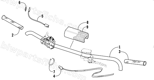 HANDLEBAR ASSEMBLY diagram