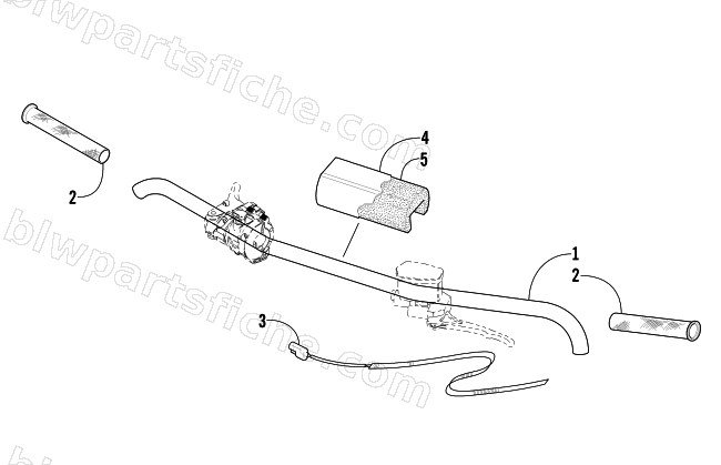 HANDLEBAR ASSEMBLY diagram