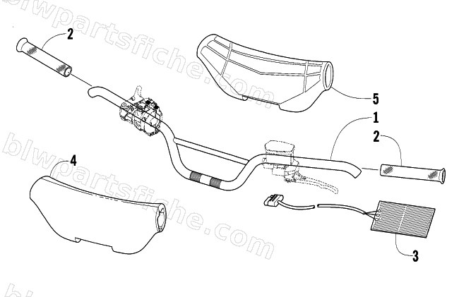HANDLEBAR ASSEMBLY diagram