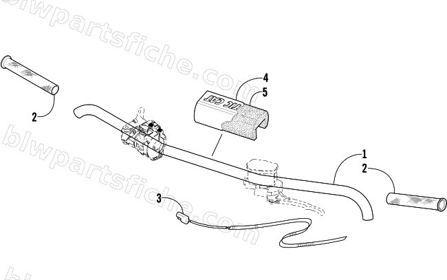 HANDLEBAR ASSEMBLY diagram