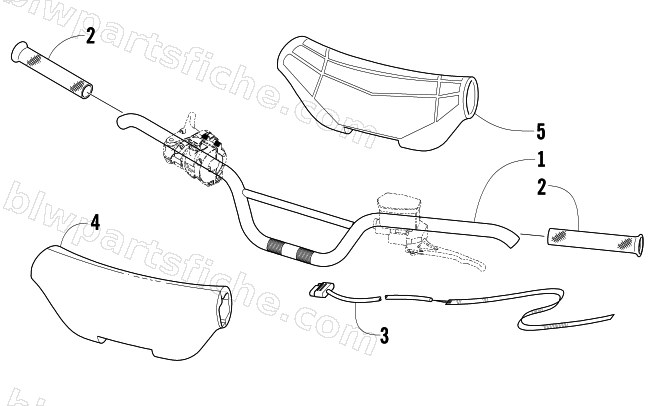 HANDLEBAR ASSEMBLY diagram