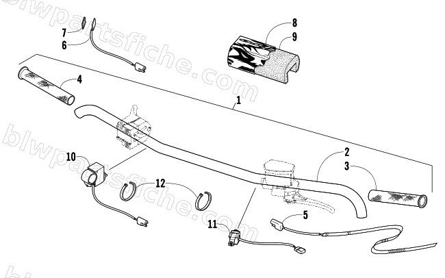 HANDLEBAR ASSEMBLY diagram
