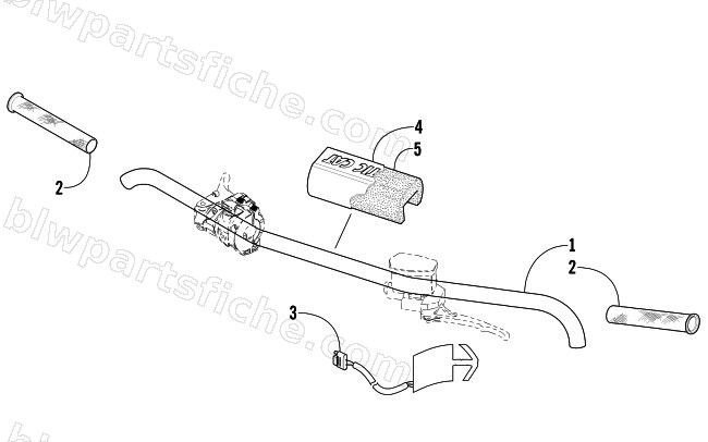 HANDLEBAR ASSEMBLY diagram