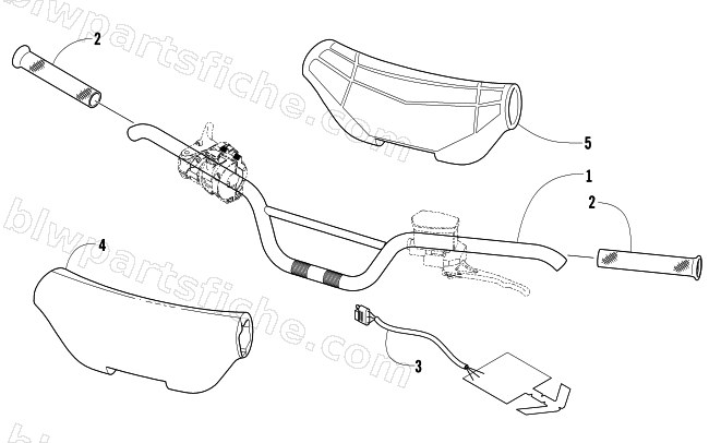 HANDLEBAR ASSEMBLY diagram