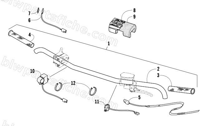 HANDLEBAR ASSEMBLY diagram