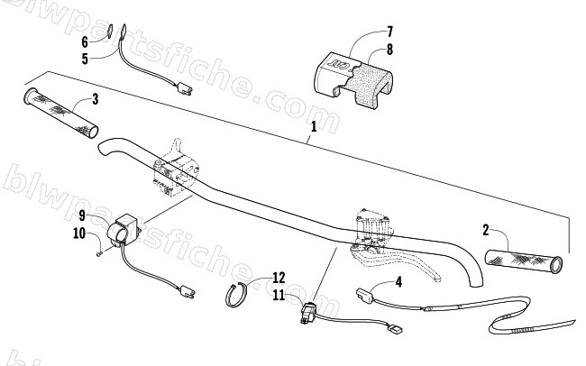 HANDLEBAR ASSEMBLY diagram