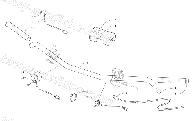 HANDLEBAR ASSEMBLY diagram