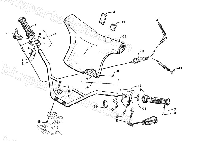 HANDLEBAR ASSEMBLY diagram