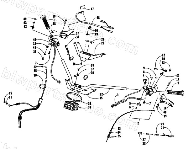 HANDLEBAR ASSEMBLY diagram