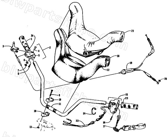 HANDLEBAR ASSEMBLY diagram