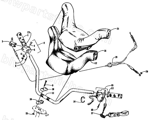 HANDLEBAR ASSEMBLY diagram