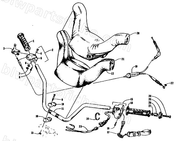 HANDLEBAR ASSEMBLY diagram