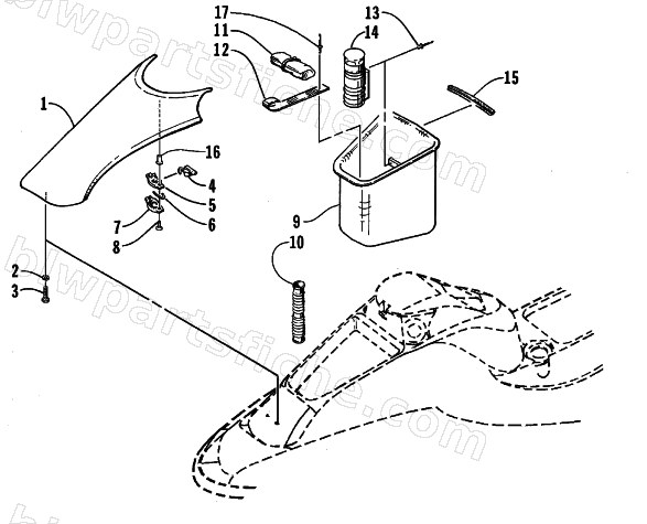 HATCH COVER AND STORAGE TRAY diagram