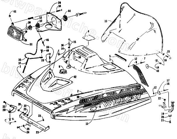 HOOD ASSEMBLY diagram